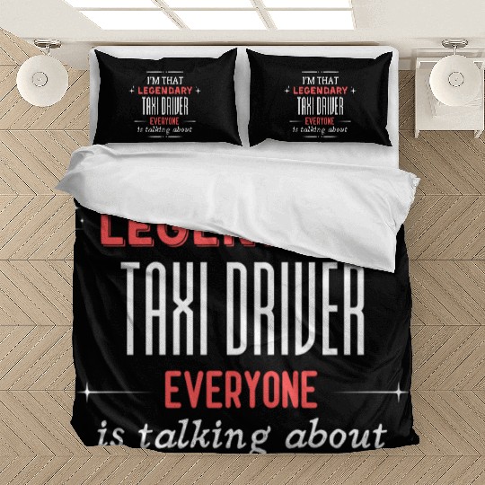 Funny Taxi Driver Quote Print Bedding Sets