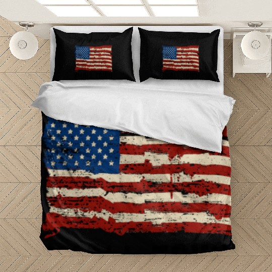 Try That In a Small Town US Flag Bedding Sets