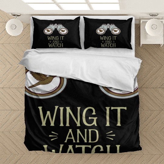 Wing It and Watch Birdwatching Nature Adventure Bedding Sets