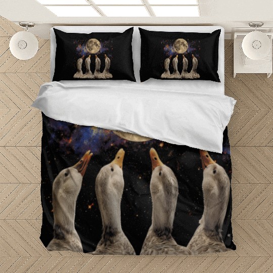 Ducks Farm Animal Farmer Howling Moon Bedding Sets
