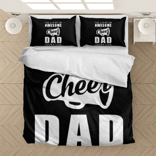 awesome cheer dad Bedding Sets