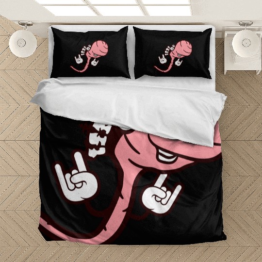 Cute Cool Worm Crown King Party Animal Fun Monster Bedding Sets