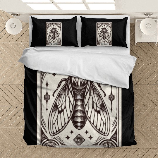 Cicada Tarot Card Brood Emergence Bedding Sets