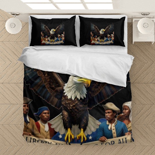 liberty and justice for all Bedding Sets