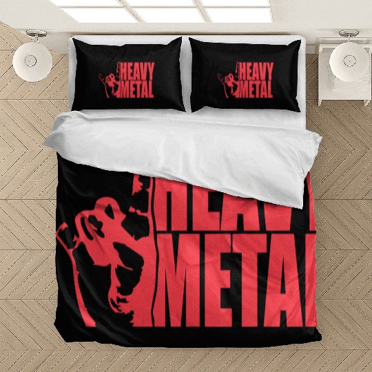 Heavy Metal Fun Hard Rock Music Horns Hand Gesture Bedding Sets