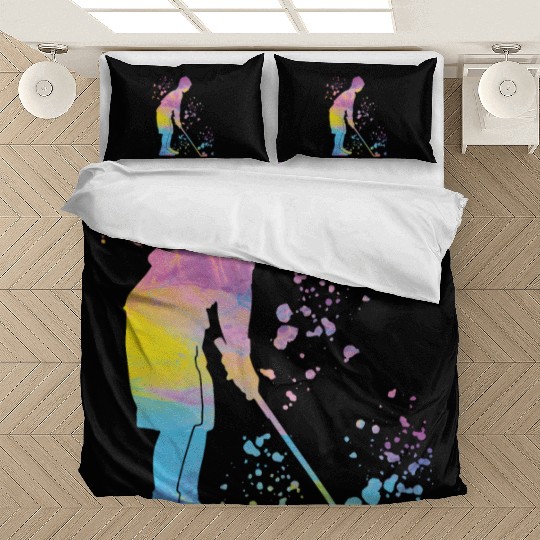 Golfer Colorsplash Kids Miniature Golf Bedding Sets