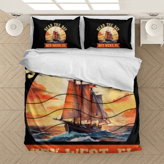 Florida Keys SEAS THE DAY IN KEY-WEST FLORIDA Bedding Sets