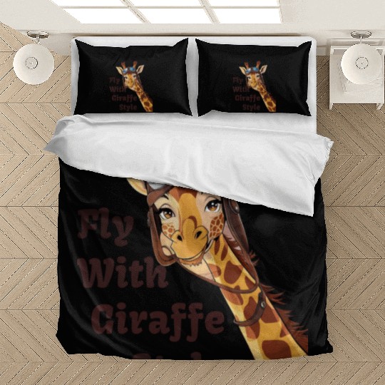 Fly with Giraffe Style Adventure Bedding Sets