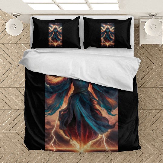 A mighty creature in the form of an angel with Bedding Sets
