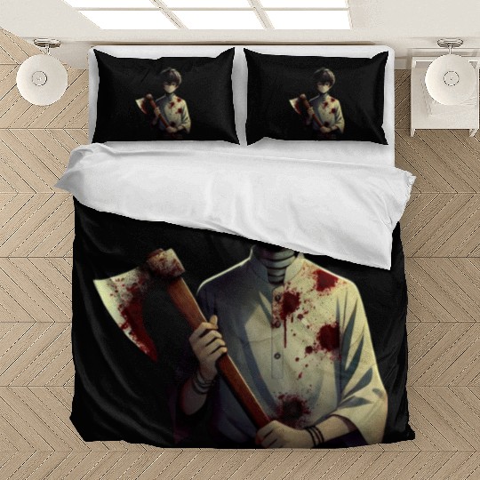 Anime boy & Axe Bedding Sets