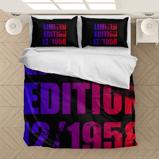 66th birthday Limited Edition 12/1958 Bedding Sets