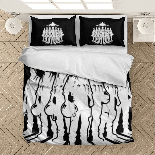 Air Force Pilots Cool Airplane Portrait Bedding Sets