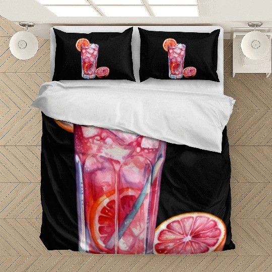 Grapefruit Citrus Cocktail Bedding Sets