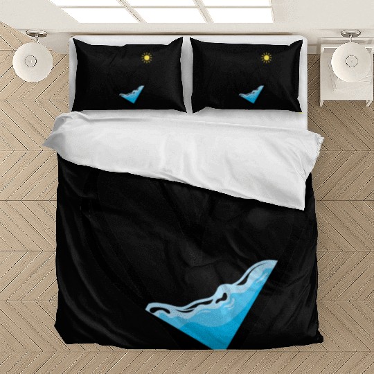 Heart with water and sun Bedding Sets