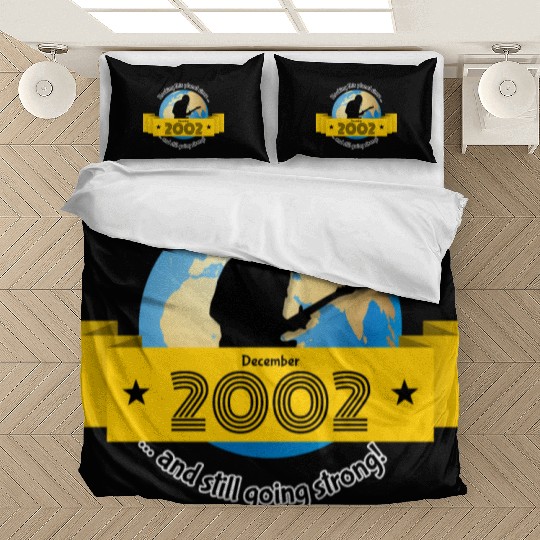 22nd birthday Rocking this planet since 12/2002 Bedding Sets