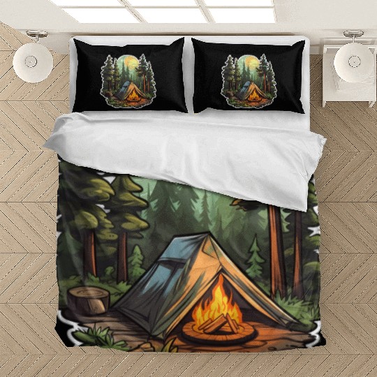Tents Forest Nature Camping Bedding Sets