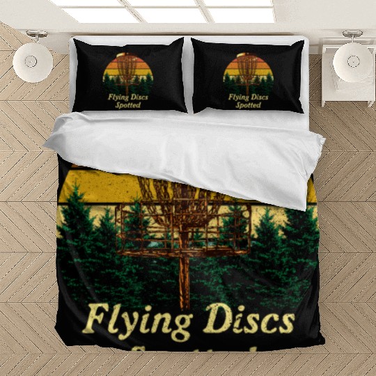 Flying Discs Spotted Disc Golf Outdoor Game Golfer Bedding Sets