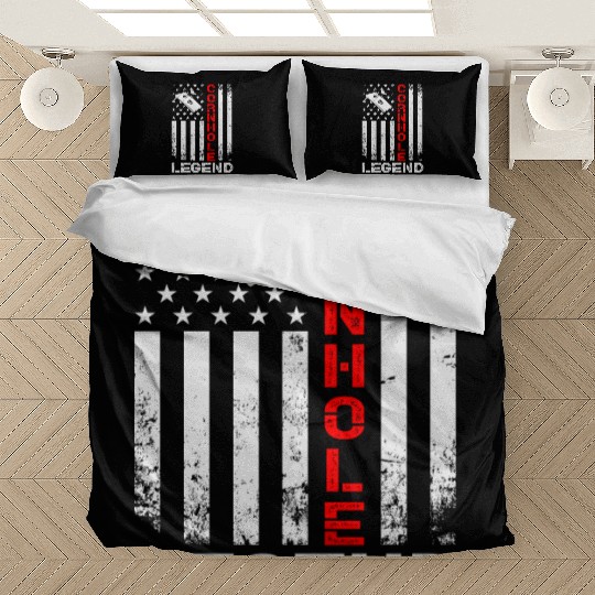 Cornhole Legend US American Flag Bedding Sets