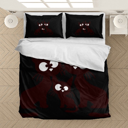 Crazy cat mom dad kitten child kitten family team Bedding Sets