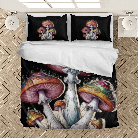 Mushrooms Beautiful Bedding Sets