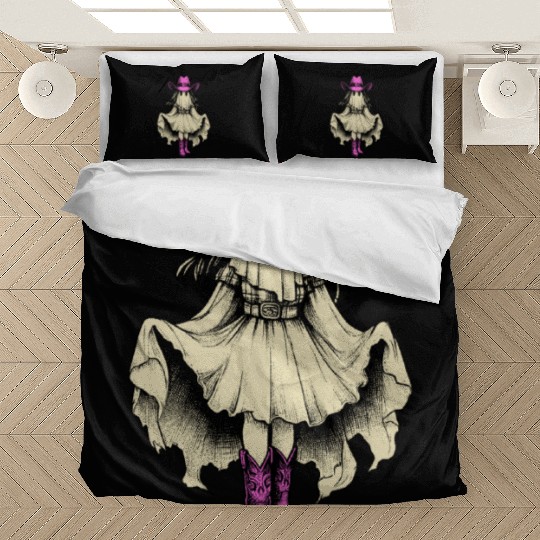Ghost Cowgirl Western Y2k Bedding Sets