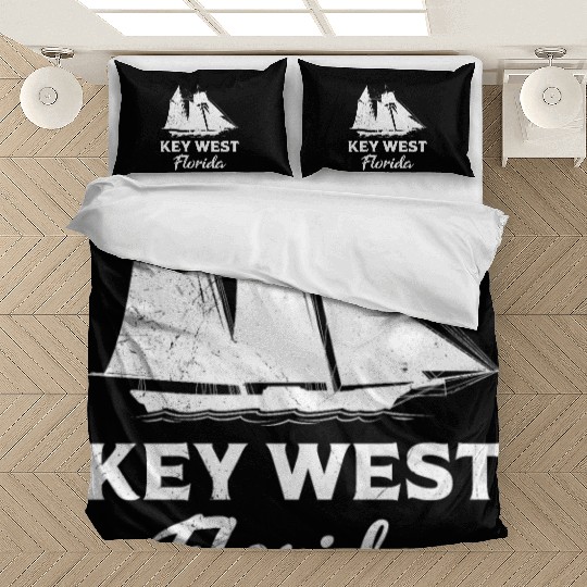 KEY-WEST FLORIDA Sailing Sunshine-State West Keys Bedding Sets