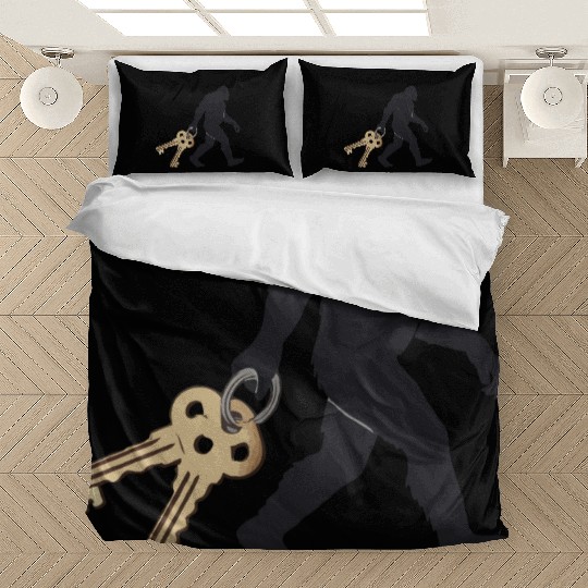Realistic Bigfoot Silhouette Bedding Sets Sasquatch