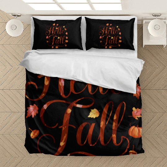 Hello Fall - Embrace the Autumn Vibes Bedding Sets