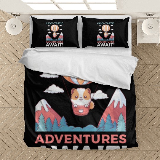 Guinea Pig Cavy-Tastic Adventures Await! Bedding Sets