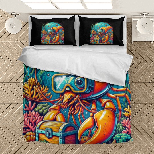 Shrimp Exploration-Underwater Adventure Bedding Sets