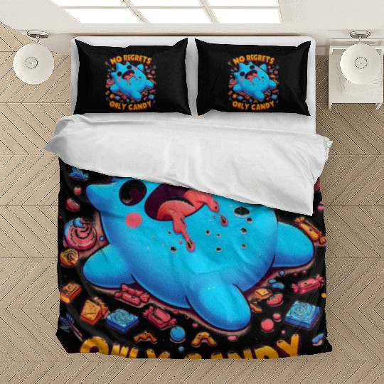Stitch Halloween No Regrets Only Candy Bedding Sets