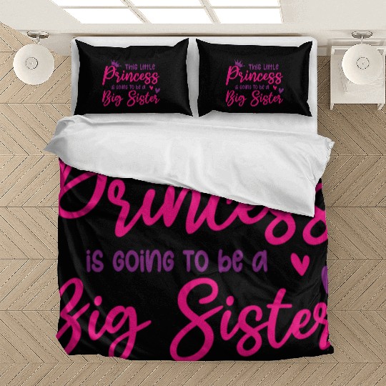 Little Princess Big Sister -Pregnancy Announcement Bedding Sets