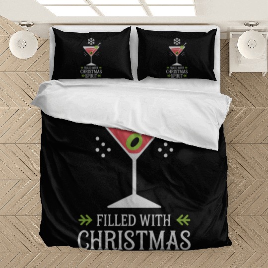 Filled With Christmas Spirit Festive Cocktail Bedding Sets