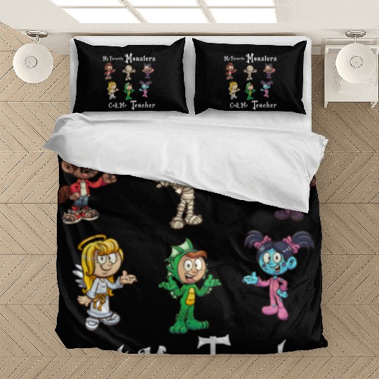 My Favorite Monsters Call Me Teacher Thank Mummy Bedding Sets