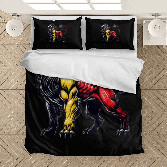 Genk lion flag design Bedding Sets