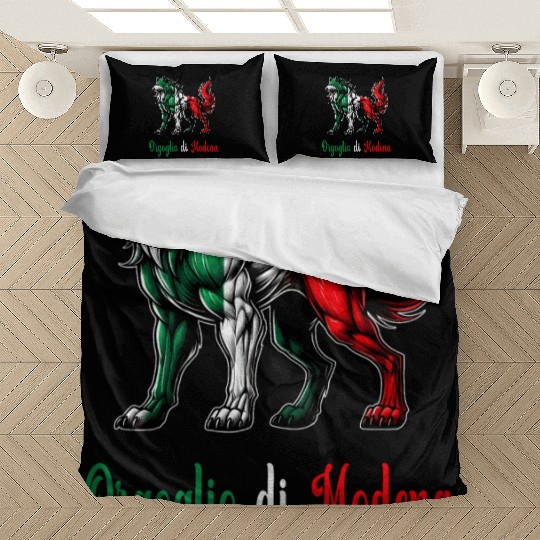 The pride of Modena Italy flag Bedding Sets
