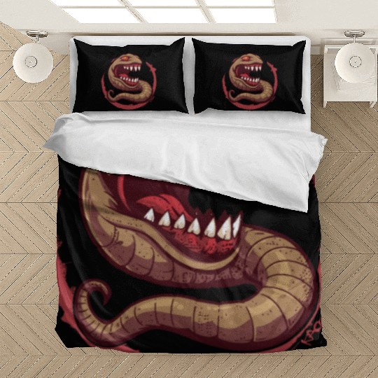 The Communist Worm: Comrade of Horror Bedding Sets