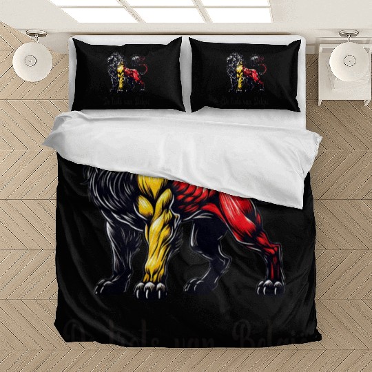 Belgium lion flag design Bedding Sets