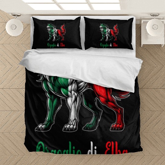 The pride of Elba Italy flag Bedding Sets