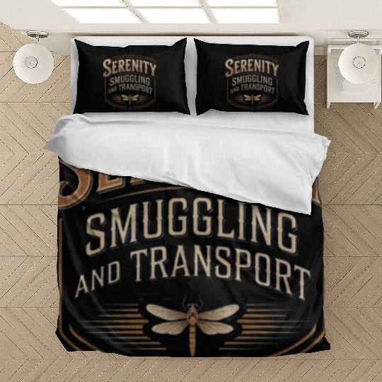 Vintage Serenity Smuggling And Transport Firefly Bedding Sets