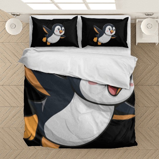 penguin logo , funny penguin , Penguin Lovers Bedding Sets