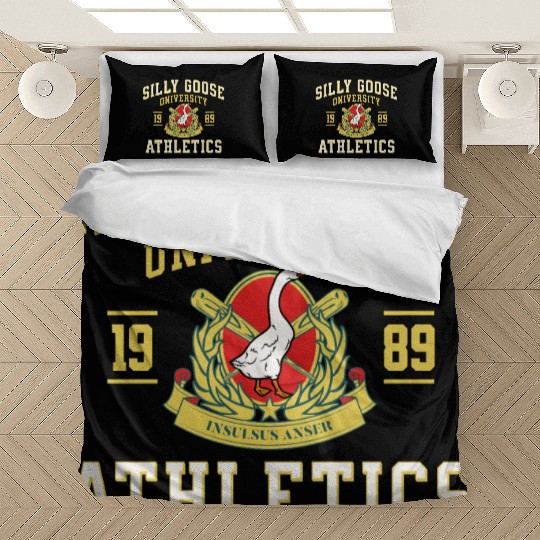 Silly Goose University Athletics Funny Goose Sport Bedding Sets