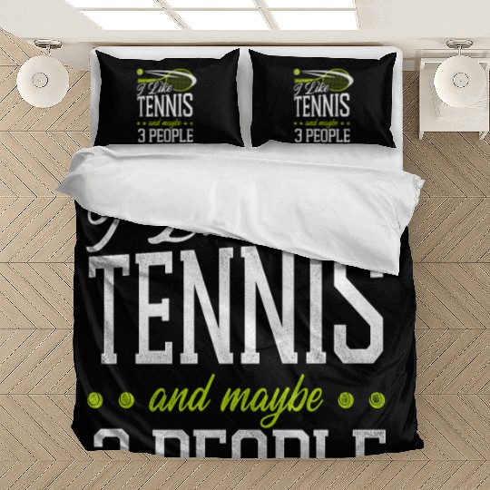 Funny Tennis Player Racket I Like Bedding Sets