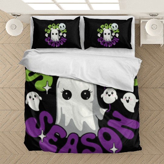 Halloween Ghosts Spooky Season Bedding Sets