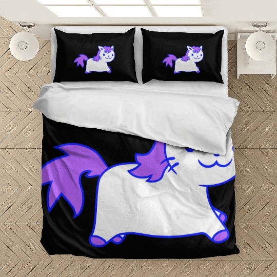 Little Pony Cat Face Little Small Horse Riding Fun Bedding Sets