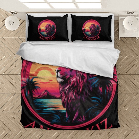 Anunakiz Lion of Ishtar’s Horizon Bedding Sets