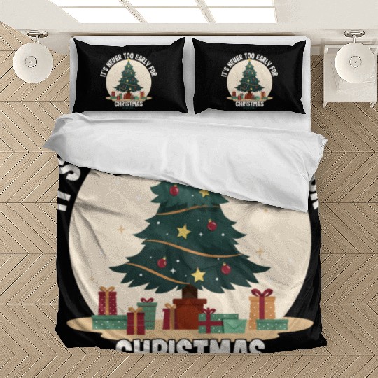It's Never Too Early For Christmas Music Teacher Bedding Sets