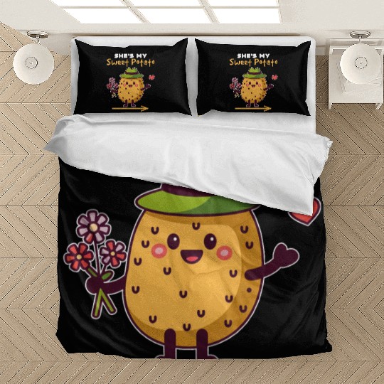 She's My Sweet Potato Funny Matching Couples Bedding Sets