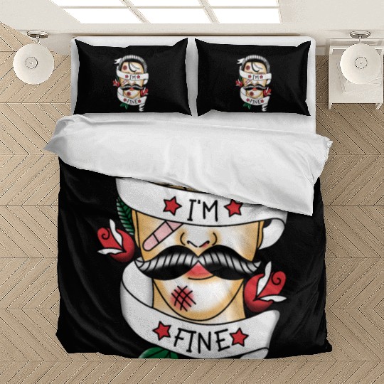 I'm Fine Beat up Gentleman Bedding Sets
