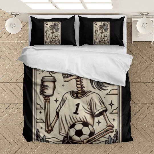 Soccer Mom Tarot Card Vintage Halloween Bedding Sets